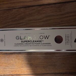 GLAMGLOW Supercleanse Cream-to-Foam Cleanser - White and Silver